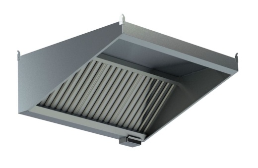 Зонты пристенные приточно-вытяжные козырёк шириной 1200 мм длинна 600 мм фото