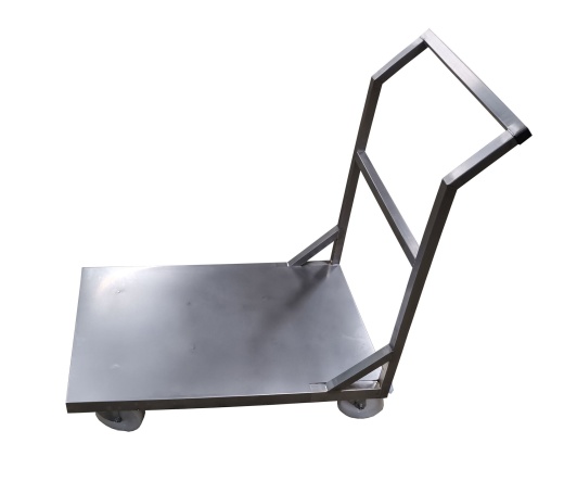 Тележка платформенная грузовая ТГ 1000*600*900 мм; нерж.сталь фото