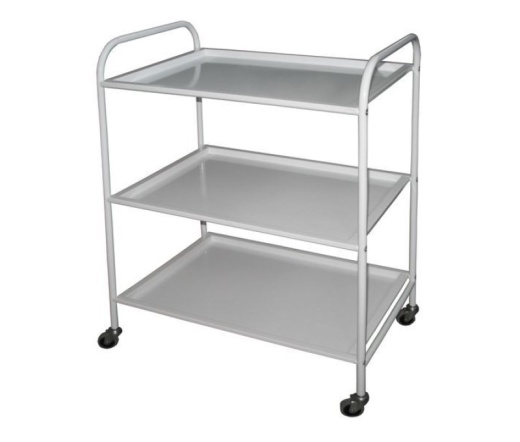 Стол медицинский инструментальный с тремя полками характеристики Стол медицинский инструментальный с тремя полками фото