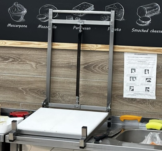 Сырорезка (нож-гильотина) нож с покрытием фото