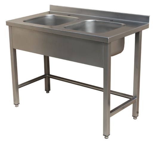 Ванна цельнотянутая 1100х600х860 глубина 300 из нержавеющей стали 2-секционная ВМЛ 11/6 характеристики Ванна цельнотянутая 1100х600х860 глубина 300 из нержавеющей стали 2-секционная ВМЛ 11/6 фото